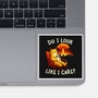 Couldn't Care Any Less-None-Glossy-Sticker-dandingeroz