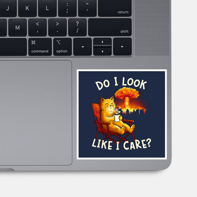Couldn't Care Any Less-None-Glossy-Sticker-dandingeroz