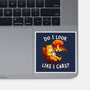 Couldn't Care Any Less-None-Glossy-Sticker-dandingeroz