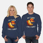 Couldn't Care Any Less-Unisex-Crew Neck-Sweatshirt-dandingeroz