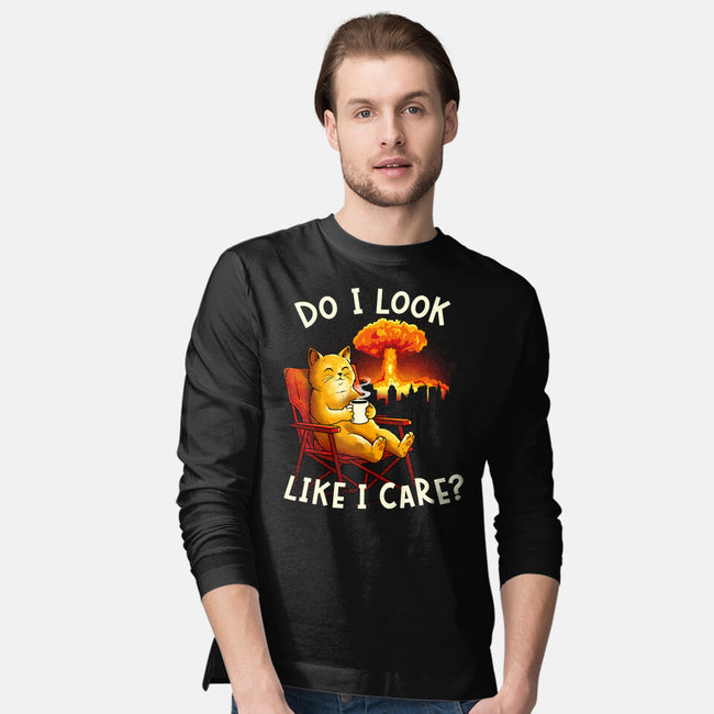 Couldn't Care Any Less-Mens-Long Sleeved-Tee-dandingeroz