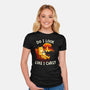 Couldn't Care Any Less-Womens-Fitted-Tee-dandingeroz
