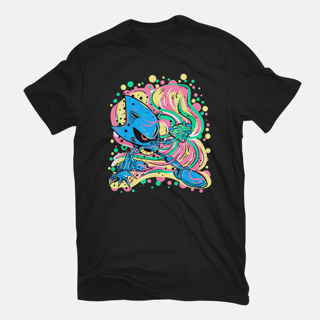 Metal Chaos-Womens-Basic-Tee-nickzzarto
