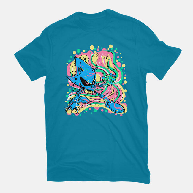 Metal Chaos-Womens-Fitted-Tee-nickzzarto