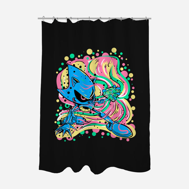 Metal Chaos-None-Polyester-Shower Curtain-nickzzarto