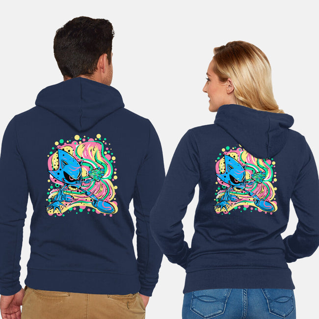 Metal Chaos-Unisex-Zip-Up-Sweatshirt-nickzzarto