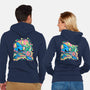 Metal Chaos-Unisex-Zip-Up-Sweatshirt-nickzzarto