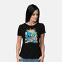 Metal Chaos-Womens-Basic-Tee-nickzzarto