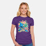 Metal Chaos-Womens-Fitted-Tee-nickzzarto