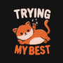 Just Trying My Best-Unisex-Pullover-Sweatshirt-koalastudio