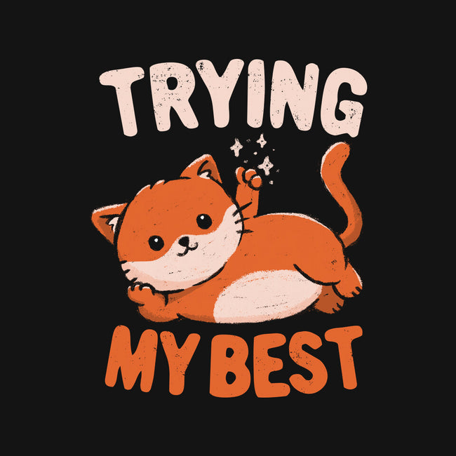 Just Trying My Best-Unisex-Crew Neck-Sweatshirt-koalastudio