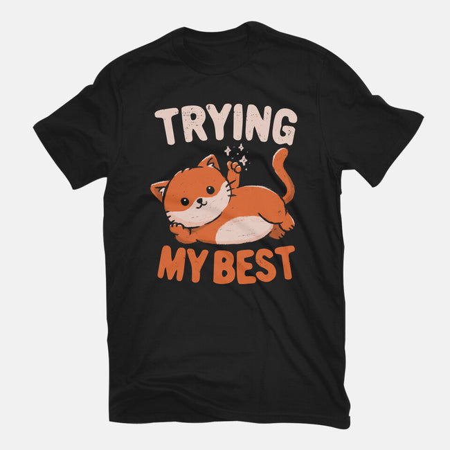 Just Trying My Best-Youth-Basic-Tee-koalastudio
