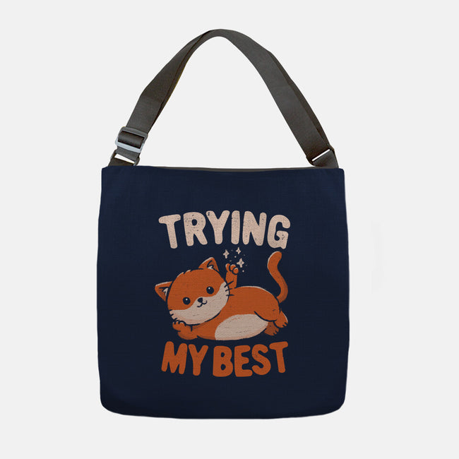 Just Trying My Best-None-Adjustable Tote-Bag-koalastudio