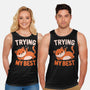 Just Trying My Best-Unisex-Basic-Tank-koalastudio