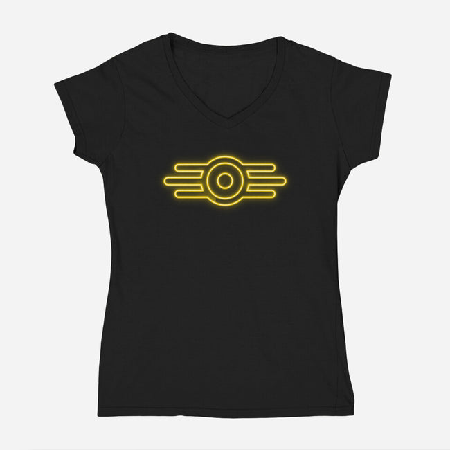 VLT Neon-Womens-V-Neck-Tee-Getsousa!