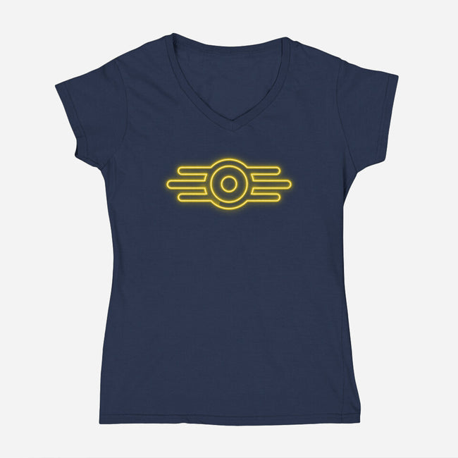 VLT Neon-Womens-V-Neck-Tee-Getsousa!