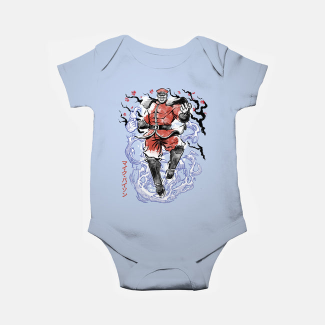 Crimson Dictator Sumi-E-Baby-Basic-Onesie-Astrobot Invention