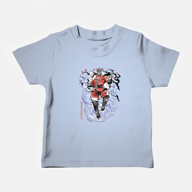 Crimson Dictator Sumi-E-Baby-Basic-Tee-Astrobot Invention