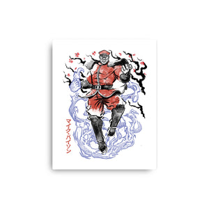 Crimson Dictator Sumi-E