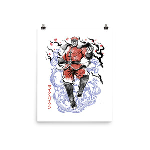 Crimson Dictator Sumi-E