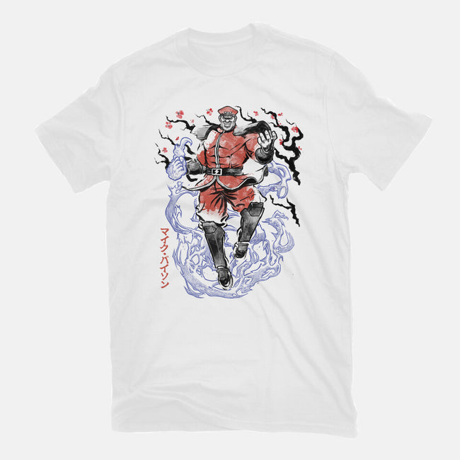 Crimson Dictator Sumi-E-Womens-Basic-Tee-Astrobot Invention
