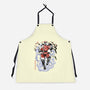 Crimson Dictator Sumi-E-Unisex-Kitchen-Apron-Astrobot Invention