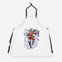 Crimson Dictator Sumi-E-Unisex-Kitchen-Apron-Astrobot Invention