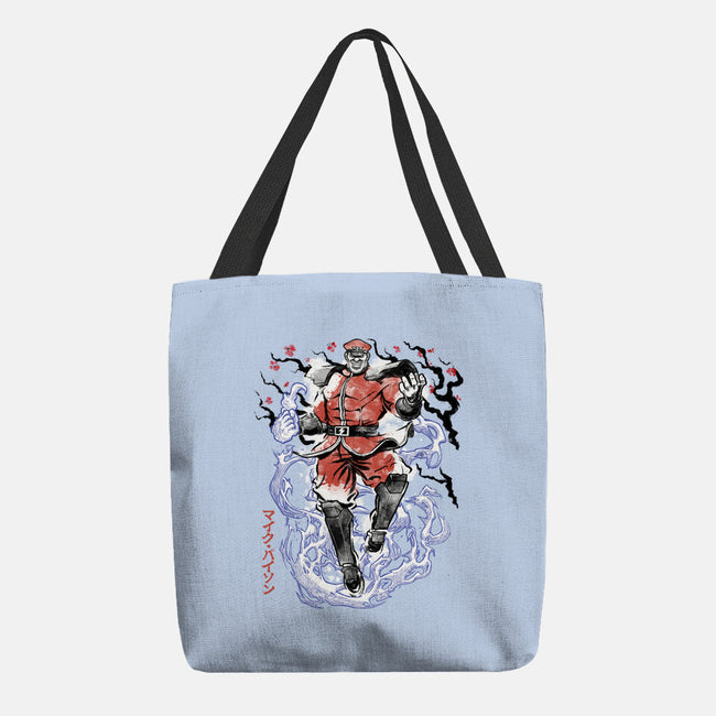 Crimson Dictator Sumi-E-None-Basic Tote-Bag-Astrobot Invention