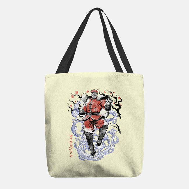 Crimson Dictator Sumi-E-None-Basic Tote-Bag-Astrobot Invention