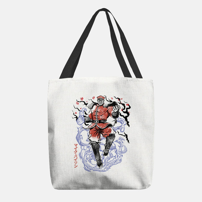 Crimson Dictator Sumi-E-None-Basic Tote-Bag-Astrobot Invention