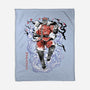 Crimson Dictator Sumi-E-None-Fleece-Blanket-Astrobot Invention