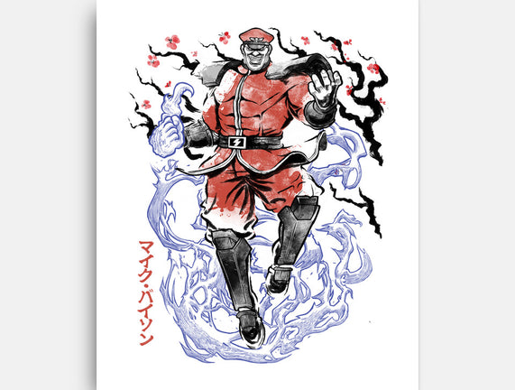 Crimson Dictator Sumi-E