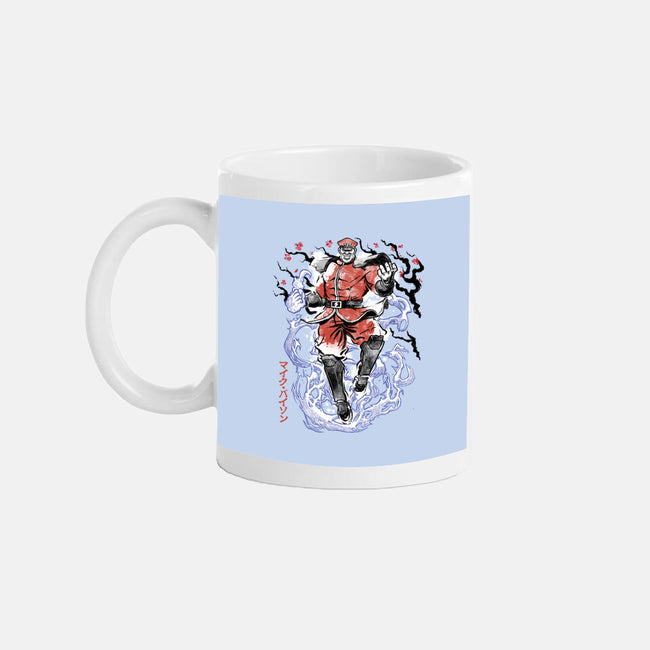 Crimson Dictator Sumi-E-None-Mug-Drinkware-Astrobot Invention