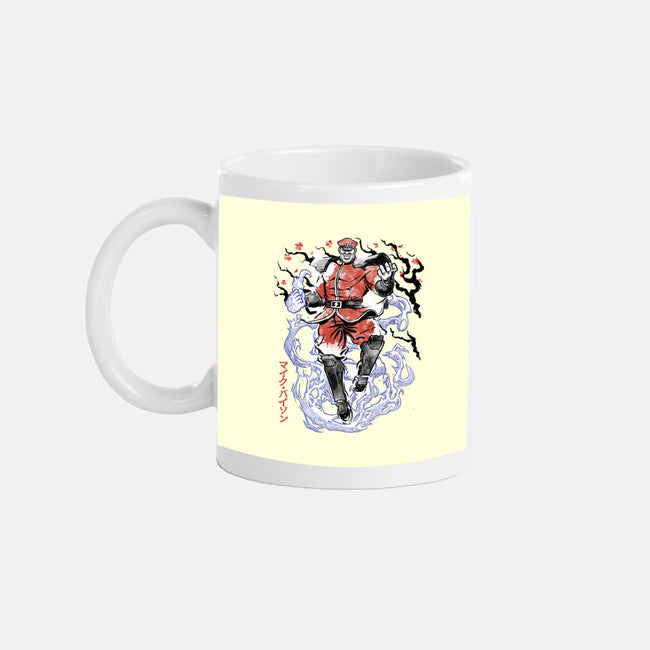 Crimson Dictator Sumi-E-None-Mug-Drinkware-Astrobot Invention