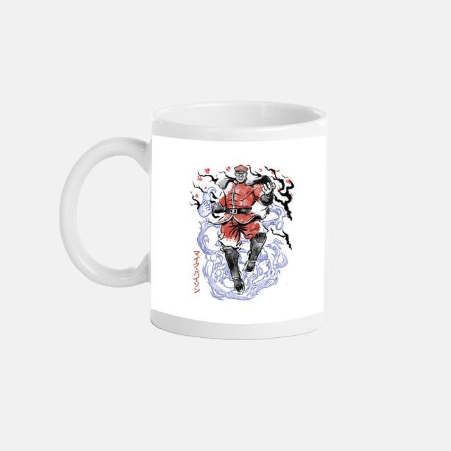 Crimson Dictator Sumi-E-None-Mug-Drinkware-Astrobot Invention