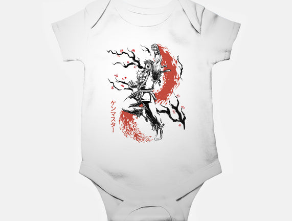 Scarlet Flame Ken Sumi-E