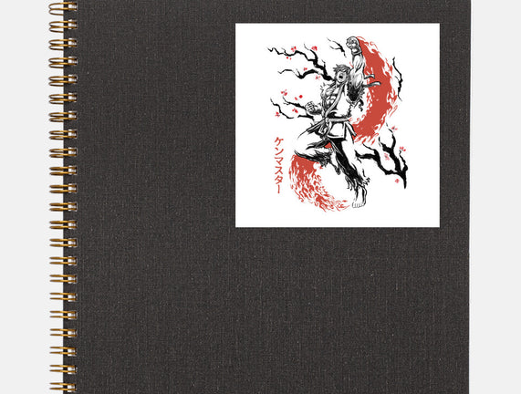 Scarlet Flame Ken Sumi-E