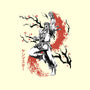 Scarlet Flame Ken Sumi-E-None-Adjustable Tote-Bag-Astrobot Invention