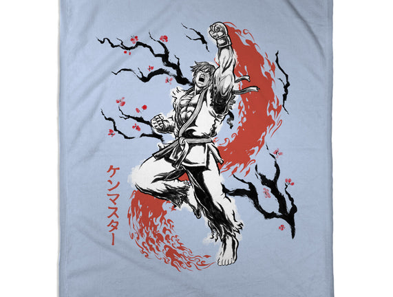 Scarlet Flame Ken Sumi-E