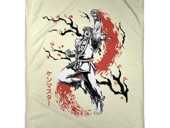 Scarlet Flame Ken Sumi-E