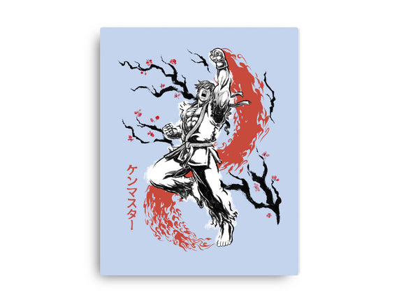 Scarlet Flame Ken Sumi-E