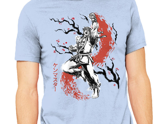 Scarlet Flame Ken Sumi-E