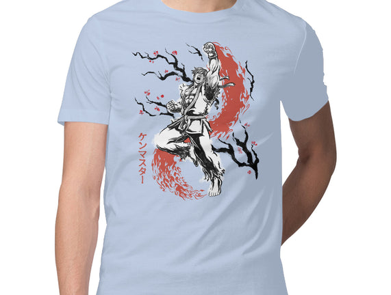 Scarlet Flame Ken Sumi-E