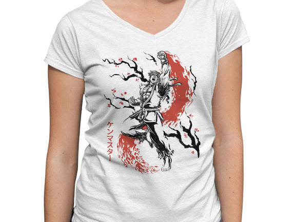 Scarlet Flame Ken Sumi-E