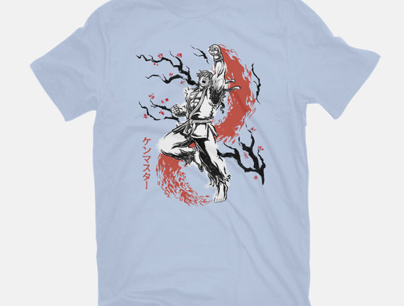 Scarlet Flame Ken Sumi-E