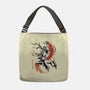 Scarlet Flame Ken Sumi-E-None-Adjustable Tote-Bag-Astrobot Invention