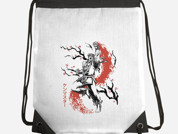 Scarlet Flame Ken Sumi-E