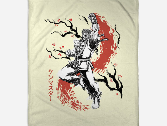 Scarlet Flame Ken Sumi-E