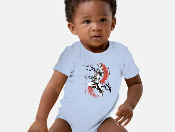 Scarlet Flame Ken Sumi-E