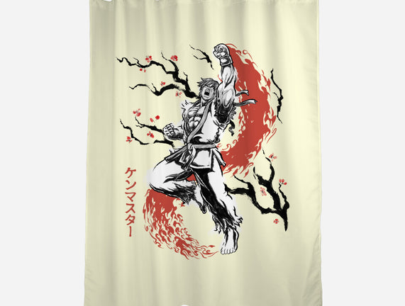 Scarlet Flame Ken Sumi-E